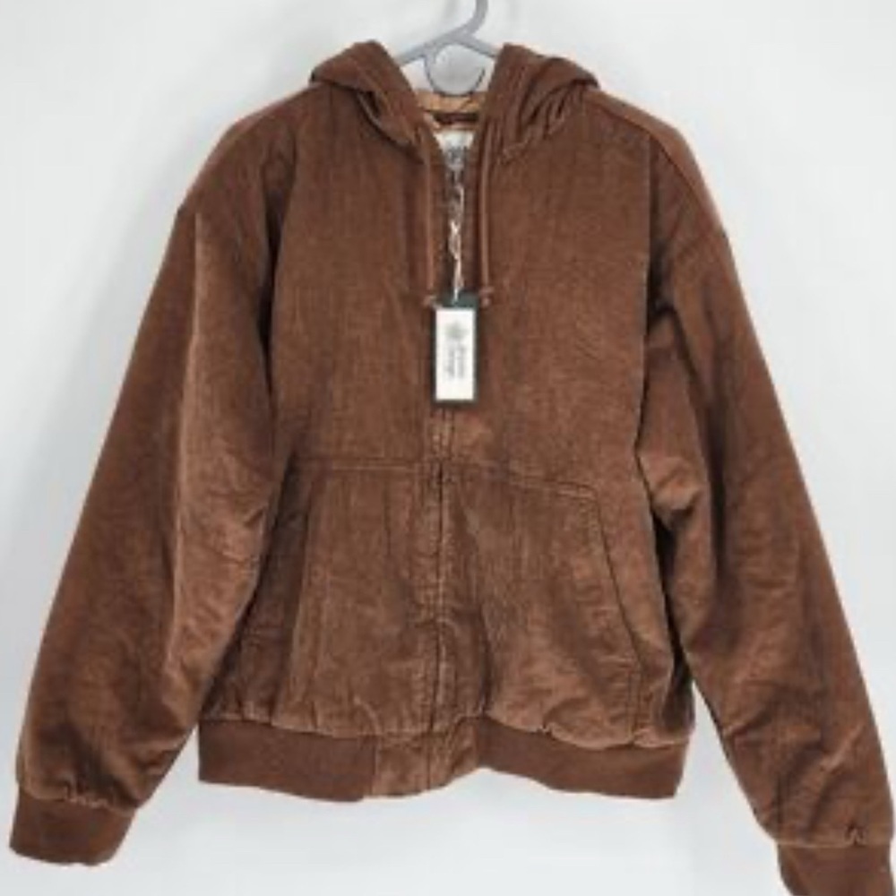 Alpine Design Brown Hooded Jacket